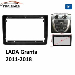 Переходная рамка 9'' Lada Granta 2011-2017 (без проводов)