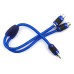 Y-кабель Синий