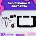 Переходная рамка Skoda Fabia 2007-2014 10 дюймов с проводами (заказ)