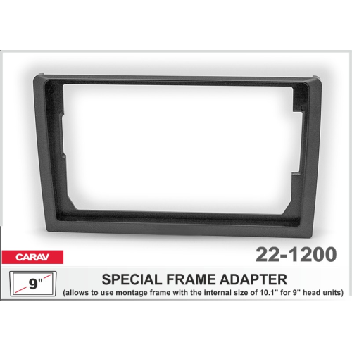Carav 22-1200 Универсальная переходная рамка с 10 на 9 дюймов