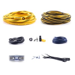 Swat Pac-P8CU 4-канальный набор проводов 8Ga Медь Swat Pac-P8CU 4-канальный набор проводов 8Ga Медь