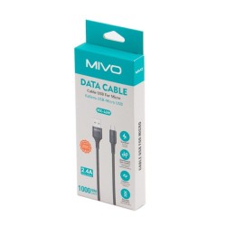 Mivo MX-46M кабель Micro USB - USB 2.4 А 1м