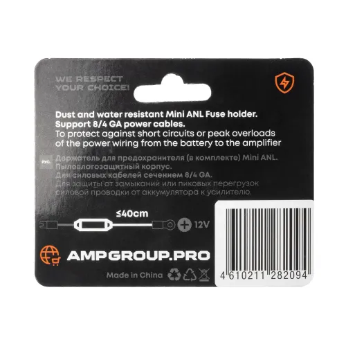 AMP MANL-01 (100A) держатель предохранителя MiniANL
