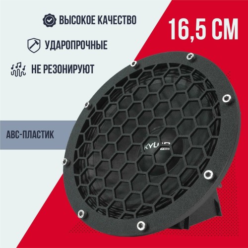 Сетки акустические 16,5см пластик