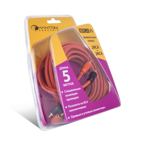 Межблочный кабель Kicx RCA BRCA25