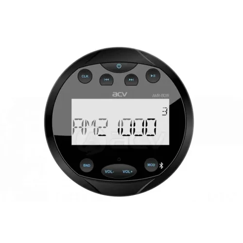 Морская магнитола ACV AMR-801R Черная